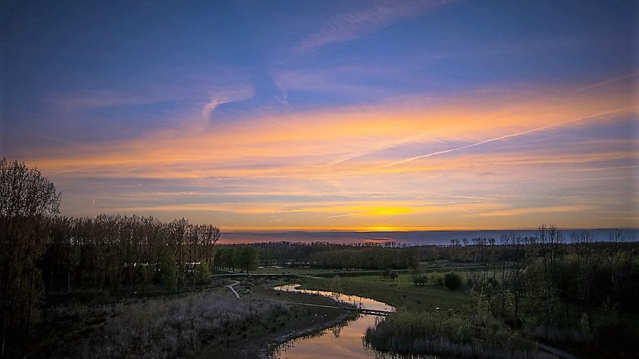 Zonsondergang Broekpolder - Joyce van Gerven