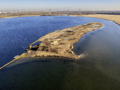 Vogeleiland Oostvoornse Meer - Luchtfoto: Van Aalsburg B.V.