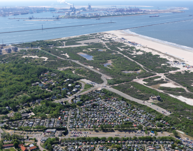 luchtfoto Van Dixhoorndriehoek